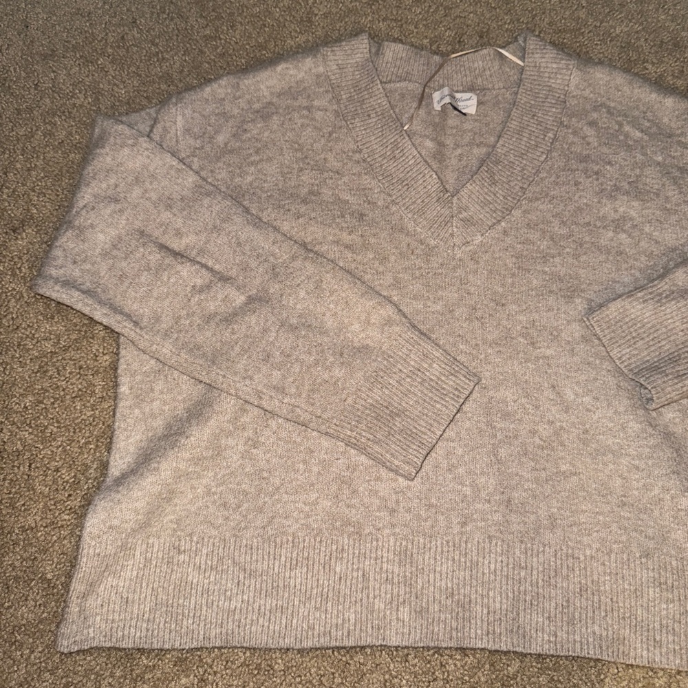 Universal Thread Soft V-Neck Sweater in tan - Picture 2 of 6